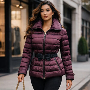 Authenticated Burberry Down-Filled Puffer Jacket – Women’s Size Large